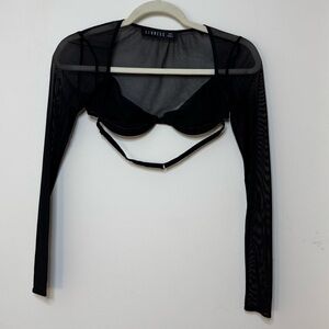 Mesh Crop Top - LIONESS - XXS